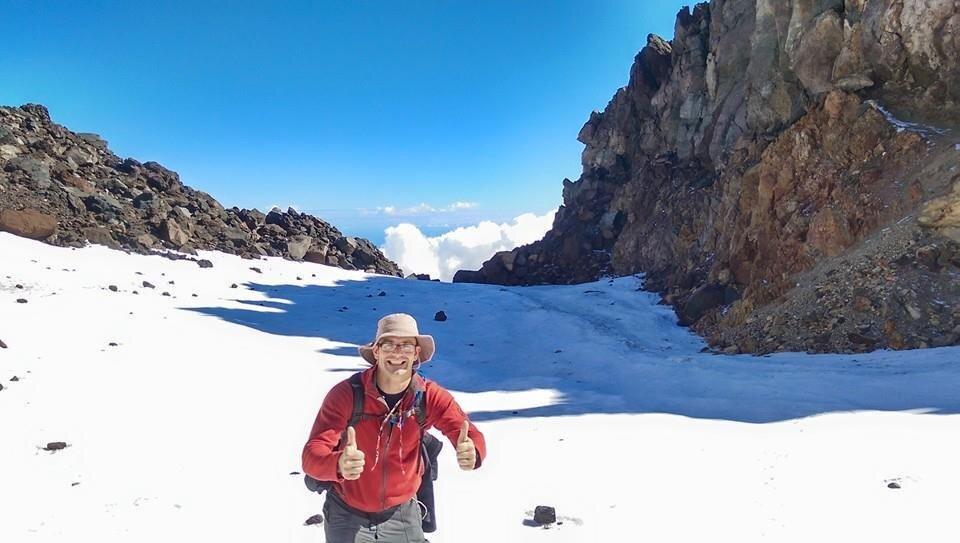 hiking taranaki mountain in New Zealand hiking taranaki mountain in New Zealand