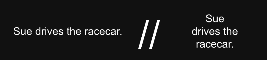 Abstract sentences